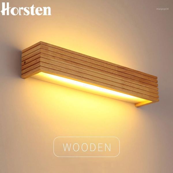 horsten modern japanese style led lamp oak wooden wall lamp nordic solid wood mirror wall lights sconce for bedroom bathroom1